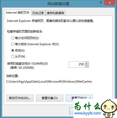 Win10专业版下IE缓存目录在哪个文件夹?
