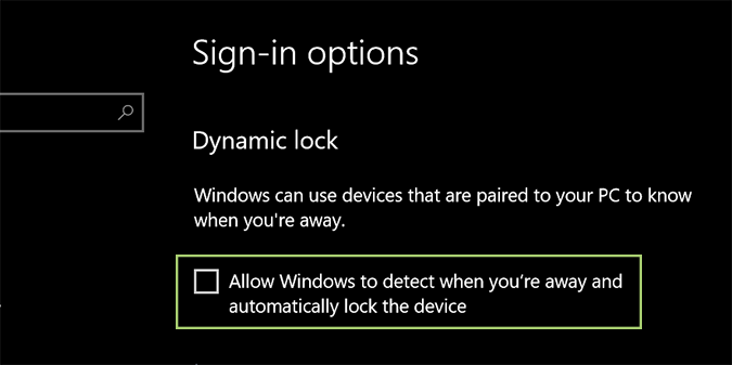 如何自动锁定您的Windows 10 PC与动态锁定