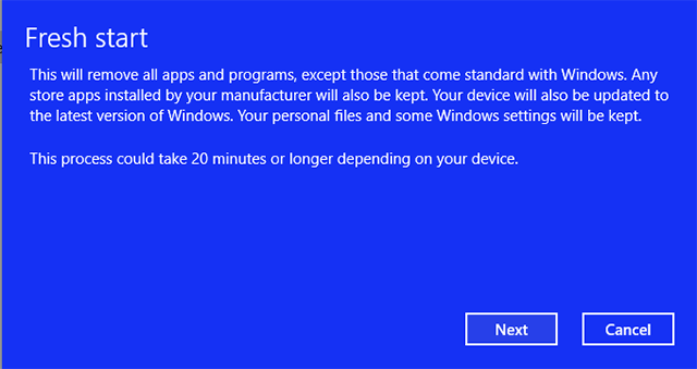 在Windows 10创建者更新中使用Fresh启动功能的技巧