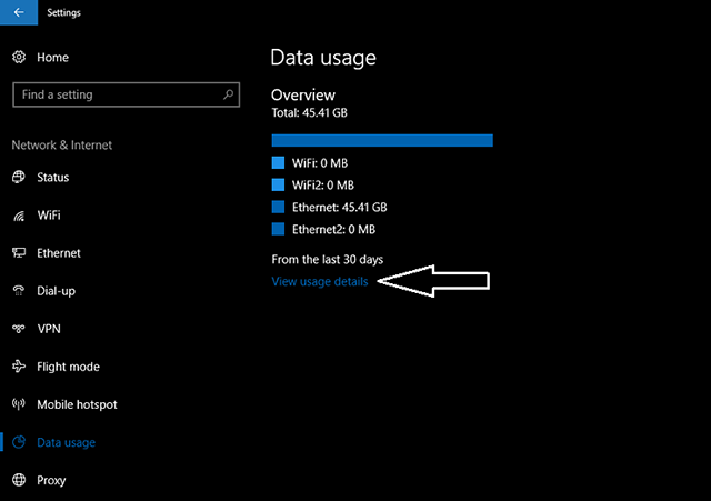 查看Windows 10中数据使用情况的技巧