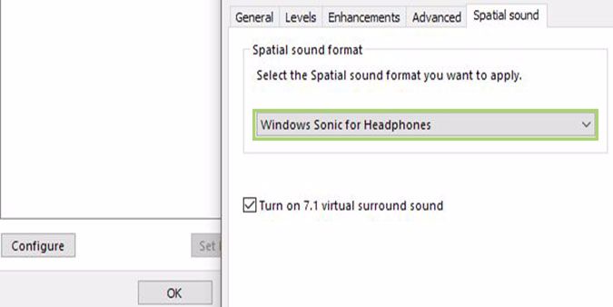 windows10中启用空间声音的技巧7