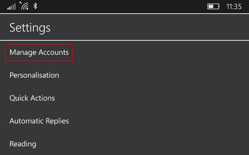 在Windows 10 Mail中设置链接帐户的技巧3