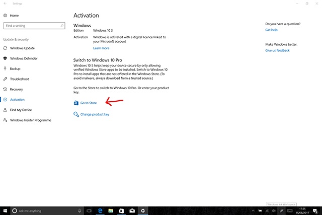 Surface笔记本免费升级Windows 10 Pro的技巧1.jpg