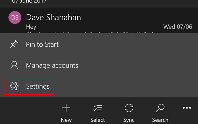 在Windows 10 Mail中设置链接帐户的技巧2