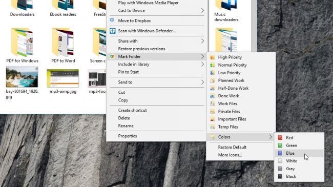 如何在Windows 10中对文件和文件夹进行颜色编码