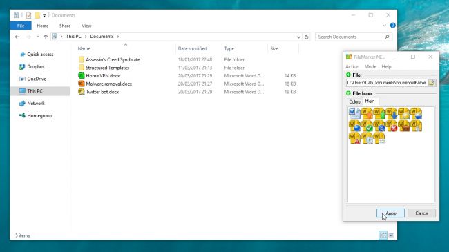 如何在Windows 10中对文件和文件夹进行颜色编码