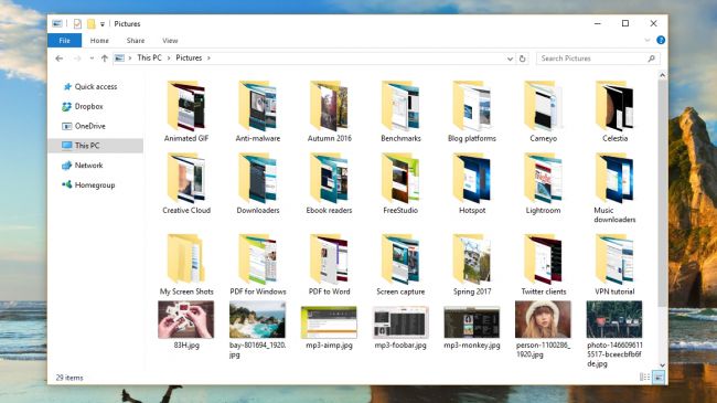 如何在Windows 10中对文件和文件夹进行颜色编码