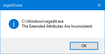 扩展属性在Windows 10中出现不一致的错误.jpg