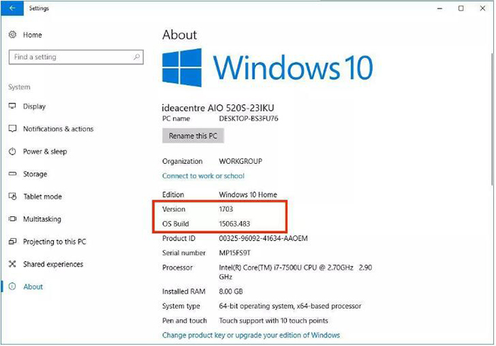 如何检查正在运行的windows10版本号?1.jpg