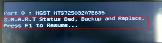 Win10系统开机弹出S.M.A.R.T Status Bad ... 咋办？1.jpg