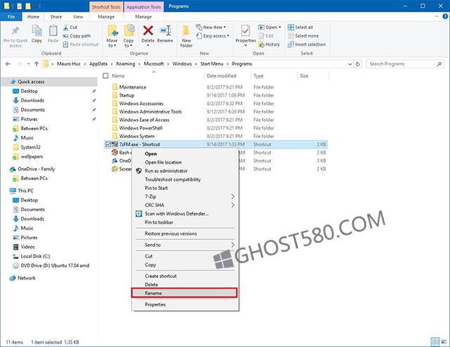 Win10系统手动添加应用程序快捷方式到开始菜单的技巧2.jpg