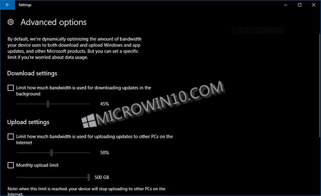 使用隐藏设置限制windows10更新下载速度的技巧6.jpg