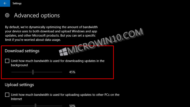 使用隐藏设置限制windows10更新下载速度的技巧1.jpg