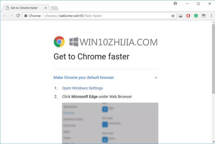 Google的新活动要求Windows 10用户“更快地获得Chrome”.jpg