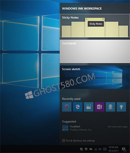 Win10专业版下桌面添加粘滞便笺的技巧1.jpg