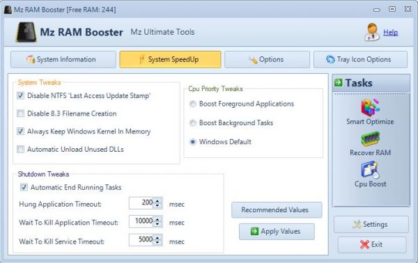 Mz RAM Booster，调整Win10系统设置，以提高PC性能2.jpg