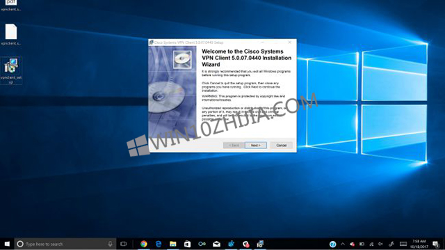 如何在Windows 10中安装Cisco VPN客户端(图2)