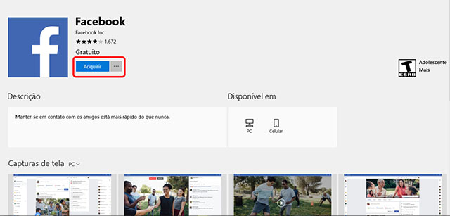 如何从Win10开始菜单在Facebook上创建一个活动