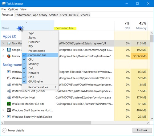 Win10专业版下任务管理器显示命令行的技巧1.jpg