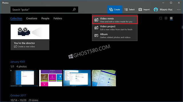 Windows 10照片中开始使用Story Remix的技巧1.jpg