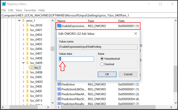 Windows 10 1709专业版下禁用和启用Emoji Panel的技巧4.png