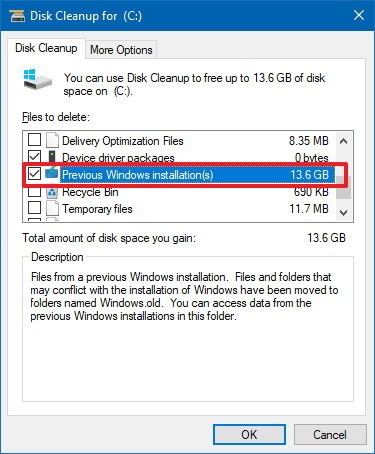 使用Win10磁盘清理释放空间的技巧4.jpg