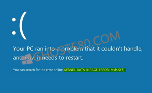 Win10专业版下出现KERNEL DATA INPAGE ERROR BSOD咋办1.jpg