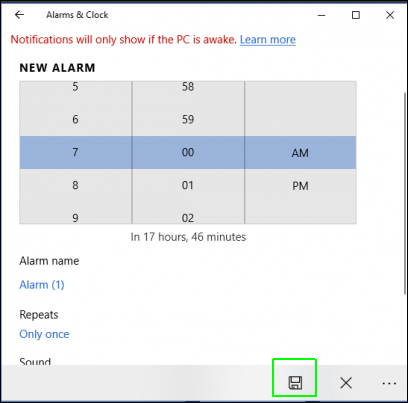 windows10专业版下警报设置技巧
