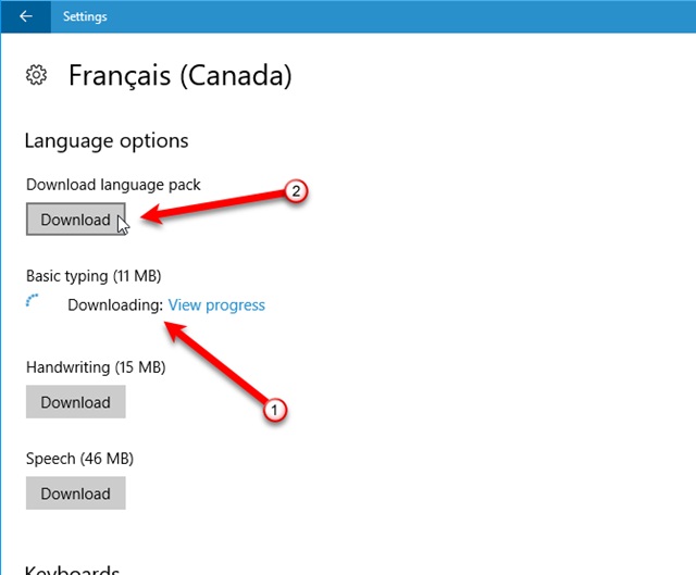 windows10系统如何快速更改语言？