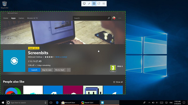 Screenbits可轻松捕获windows10屏幕上的内容2.jpg