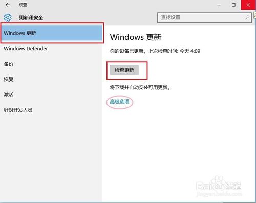 Win10 中文专业版的更新