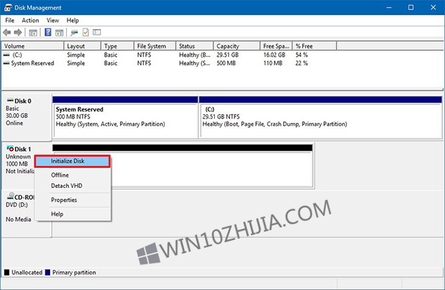 Win10专业版设置VHDX或VHD的具体步骤