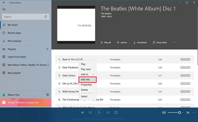 windows10上编辑音乐元数据信息的技巧