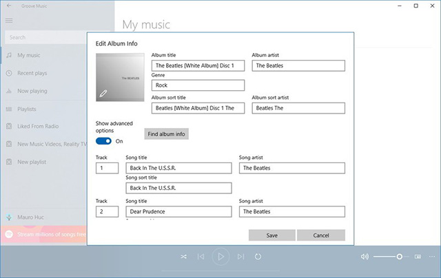 windows10上编辑音乐元数据信息的技巧