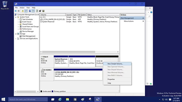 Win10分区：windows10使用“磁盘管理”创建分区的技巧2.jpg