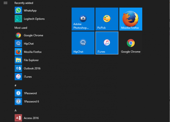 从windows10“开始”菜单中删除建议应用的技巧