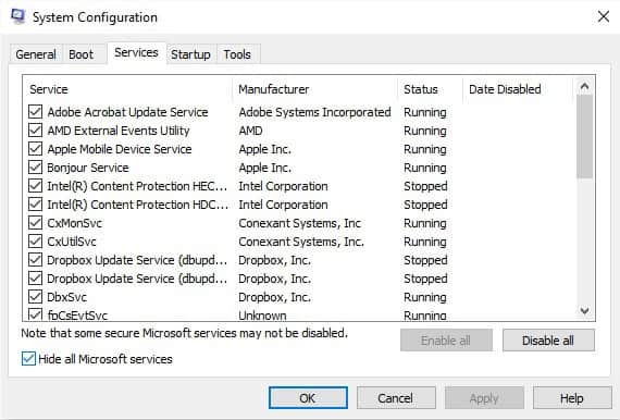 修复：windows10错误0x8024a112