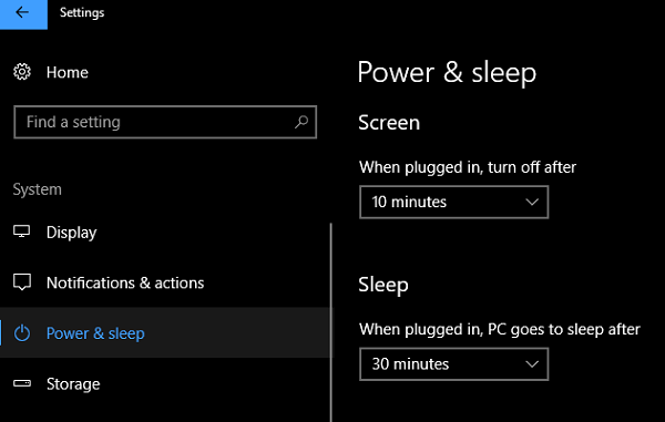 windows10过早或快速进入睡眠状态