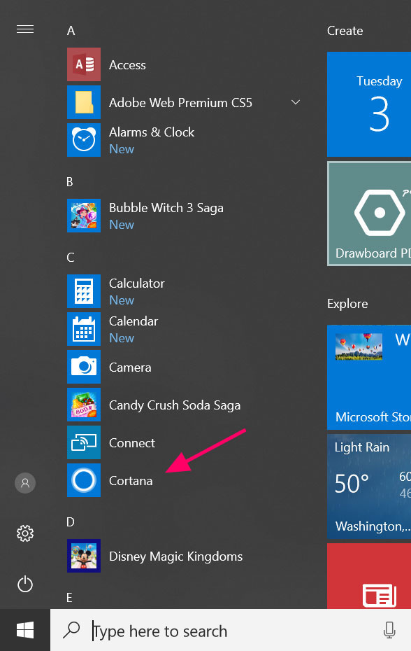 windows10下启动Cortana作为虚拟助手的技巧1.jpg