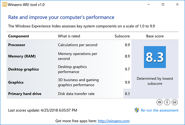 Win10专业版查看电脑体验指数分数的技巧4.png