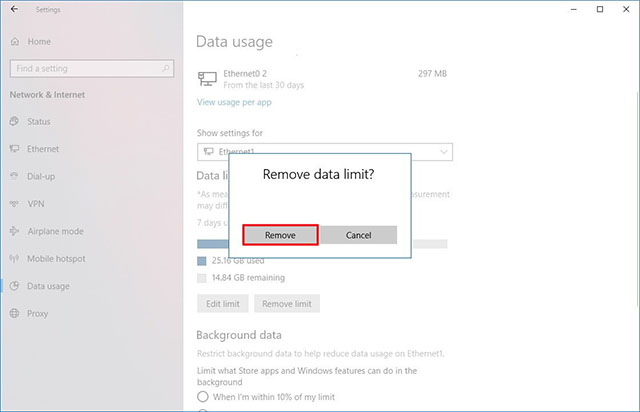 Win10专业版配置数据使用限制的技巧
