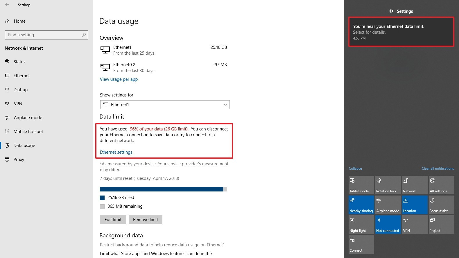 Win10专业版配置数据使用限制的技巧