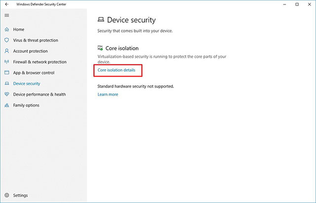 Win10 1803专业版启用核心隔离的内存完整性功能1.jpg