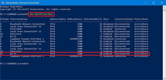 Win10使用PowerShell更改网络适配器优先级的技巧