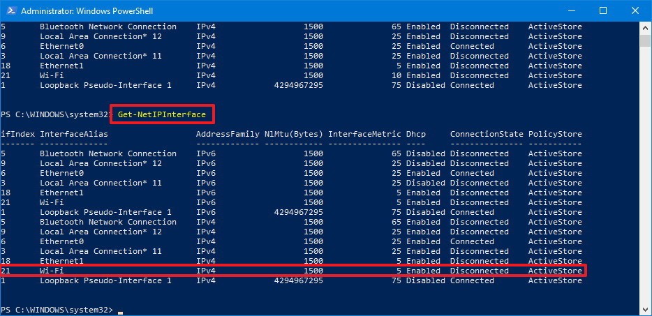Win10使用PowerShell更改网络适配器优先级的技巧