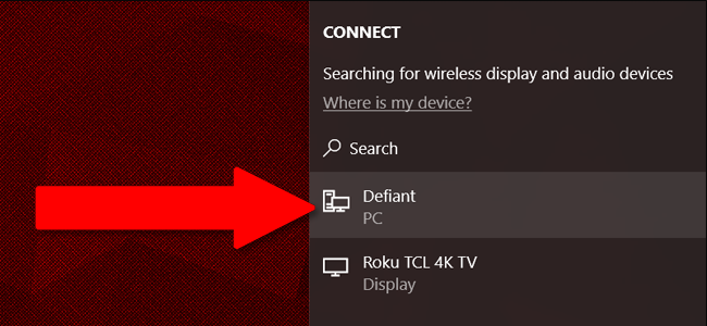 如何将windows10笔记本电脑用作无线监视器