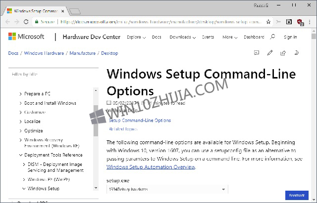 Windows 10安装程序命令选项.jpg