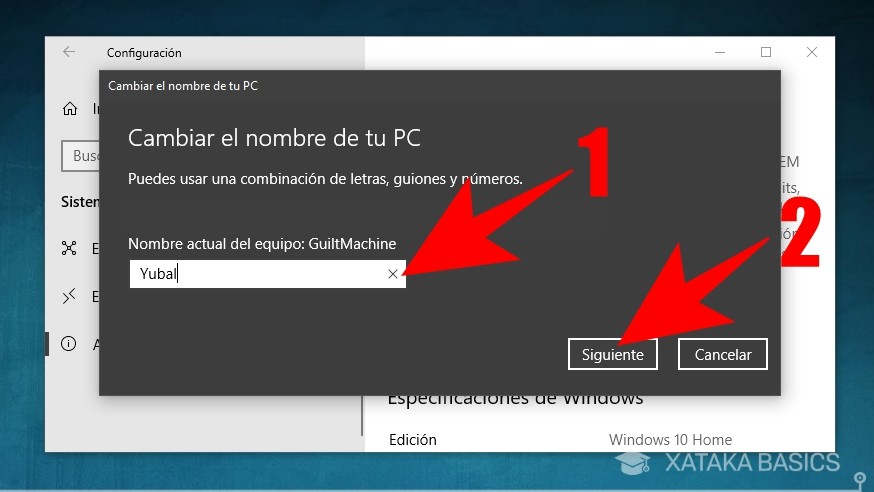 如何在Win10中查看和更改PC的名称