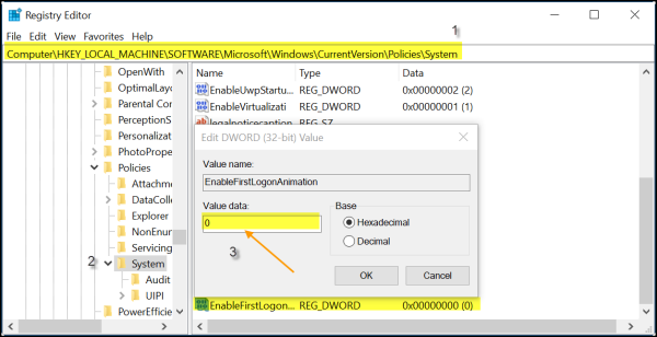 Win10专业版禁用首次登录Hi动画的技巧3.png