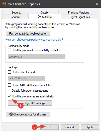 Win10专业版下eM客户端无法启动